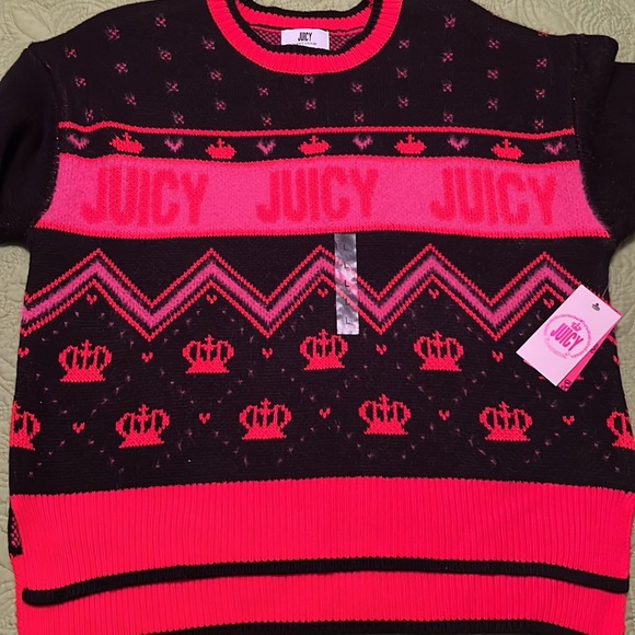 NWT Juicy Couture Crew Neck Sweater - Large - Picture 7 of 9